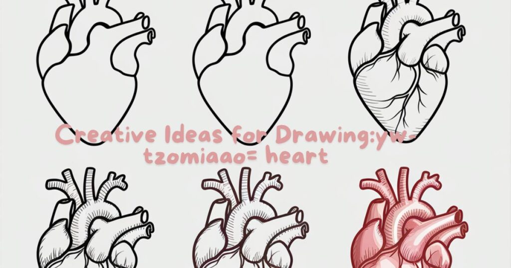 Creative Ideas for Drawing:yw-tzomiaao= heart