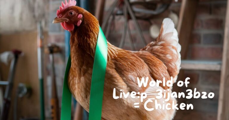 The Fascinating World of Live:p_3ijan3bzo= Chicken: From Ancient Times to Modern Farms