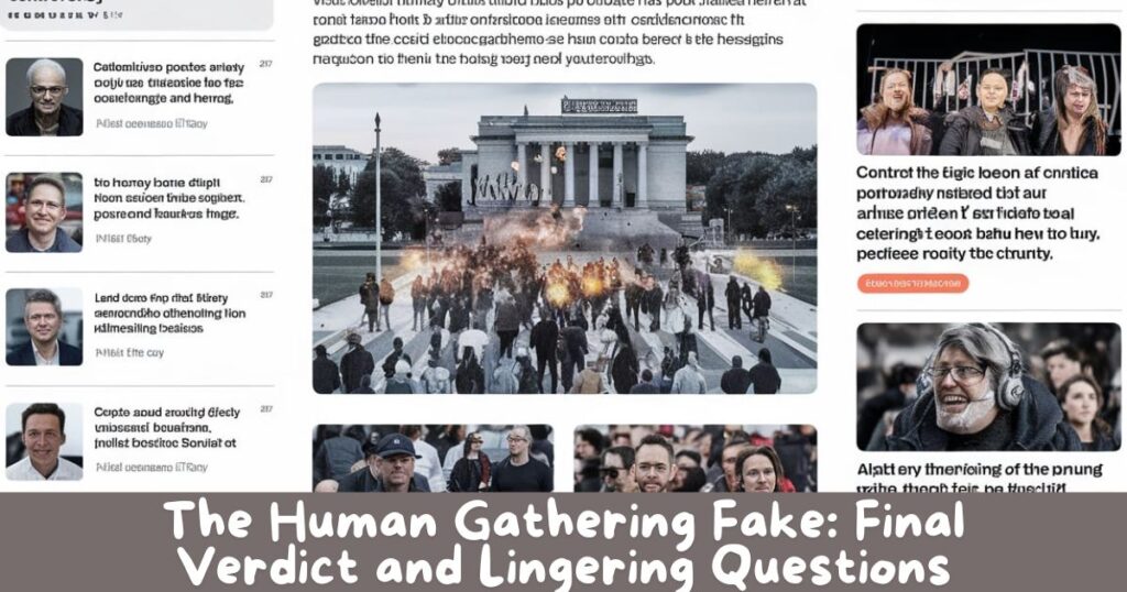 The Human Gathering Fake: Final Verdict and Lingering Questions