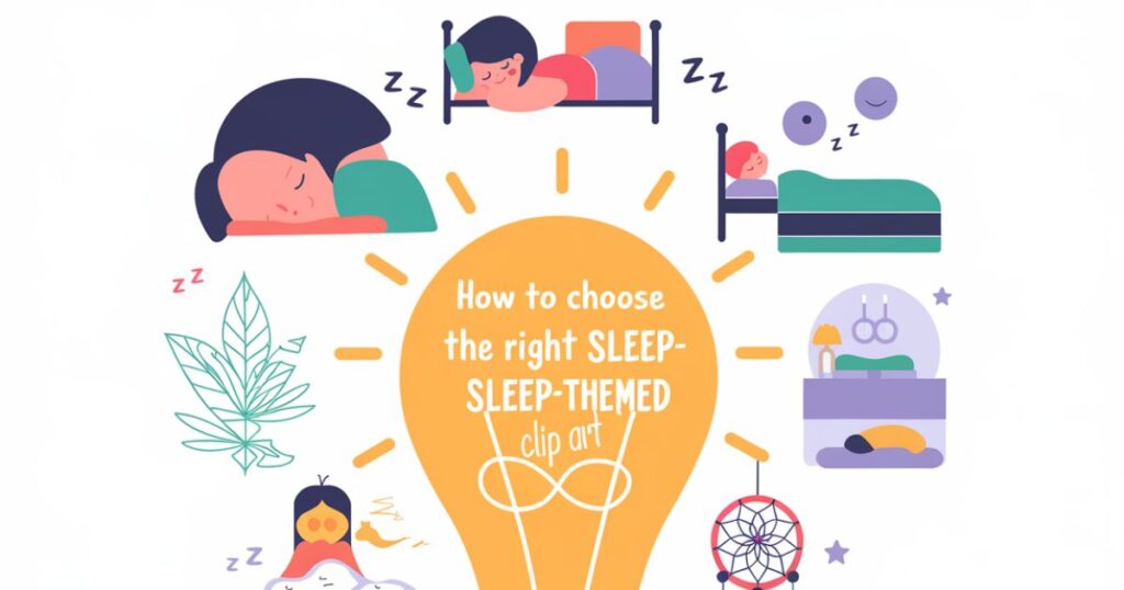 How to Choose the Right Sleep-Themed Clip Art