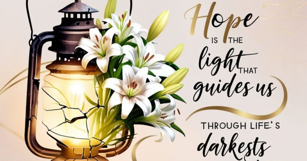 Hope in Difficult Times: Illuminating the Darkness with Positive Words