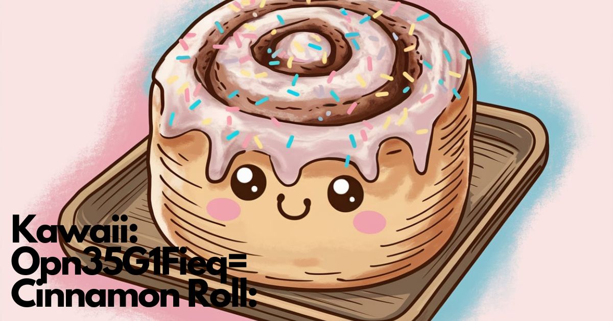 Kawaii: Opn35G1Fieq= Cinnamon Roll: Cute and Delicious Treat