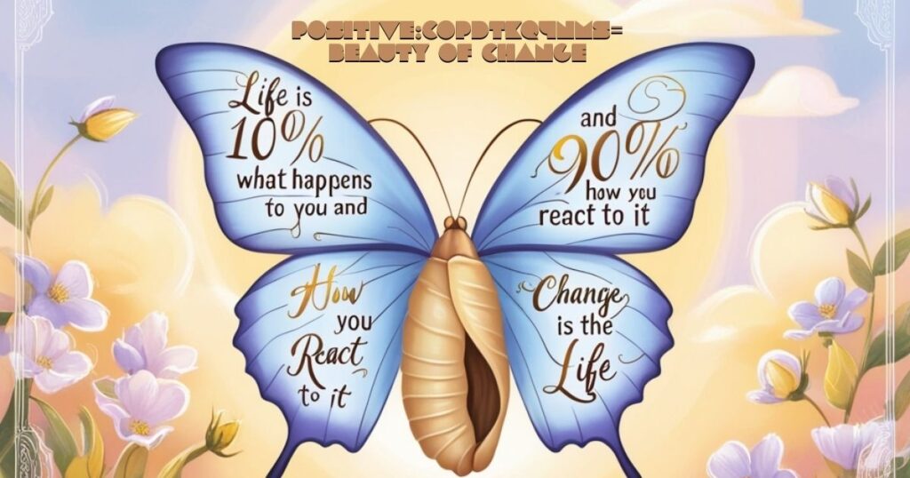 The Beauty of Change: Embracing Transformation with Positive:copdtkq4nms= Inspirational Quotes