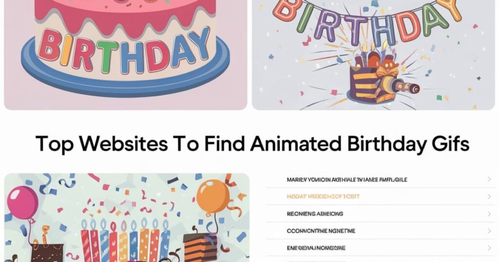 Top Websites to Find Animated Birthday GIFs